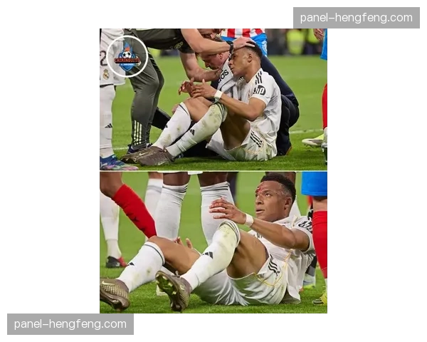 姆巴佩禁区内脸部被击中长时间倒地，接受队医治疗后继续比赛